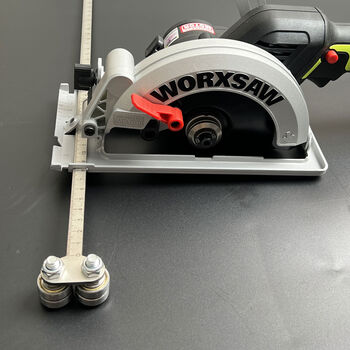 Wicks woodworking special cutting caliper saw board guide backer electric circular saw portable saw board cutting artifact high precision with double bearings width 10* length 600* thickness 3mm