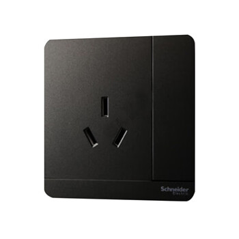 Schneider yishang series space gray three-hole 16a socket with switch e8315_16cs_dg_c1 three-hole 16a socket with switch yishang space gray