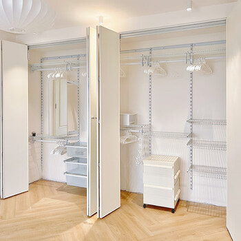 Platinum-resistant metal wardrobe whole house customized wardrobe bedroom steel frame wall household open cloakroom wardrobe cabinet environmentally friendly metal wardrobe specific price is subject to the plan