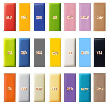 Mo peng anti-collision soft bag customized kindergarten wall fence group vent room pillar basketball stadium bedside backrest cushion corner protector 50cm*50cm 3cm thick ecological board tasteless