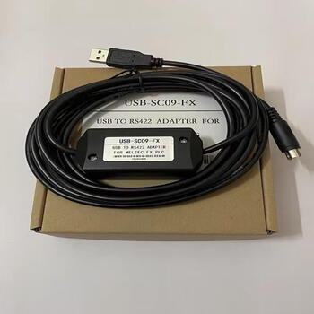 Suitable for mitsubishi plc data cable fx3u communication download fx2n/1n/3ga programming cable usb-sc09-fx