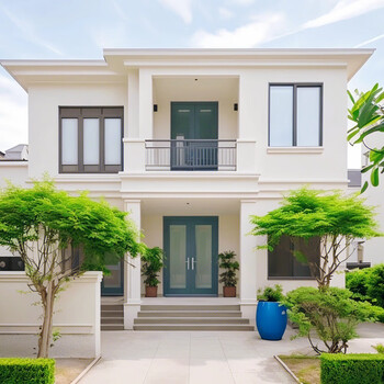 Self-built villa, modern and simple chinese-style three-story villa with all-inclusive design and fine decoration