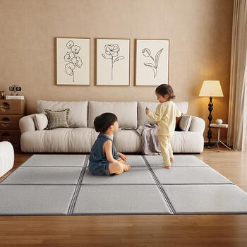 Out of town foldable storage milk velvet floor mat carpet winter thickened warm bedroom living room mat children climbing mat quiet moment foldable storage - washable design - velvet encryption - thickened 2c 60cm*120cm (60x60 two grids) cooling expedited delivery,