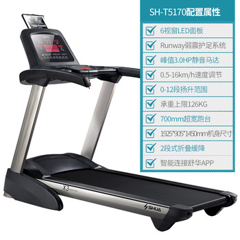 Shuhua (shua) shuhua treadmill 5170 home multifunctional indoor fitness folding electric intelligent fitness equipment x3 x3i foldable i3.0hp motor