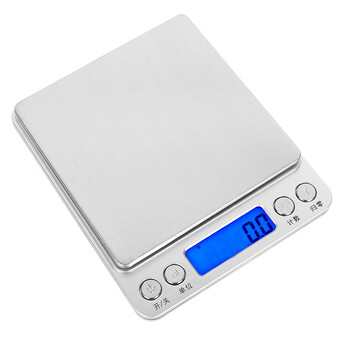 Xiangshan traditional chinese medicine quality electronic scale accurate electronic scale 0.01g high-precision kitchen scale household small gram battery model-chinese version 500g-double tray 0.01