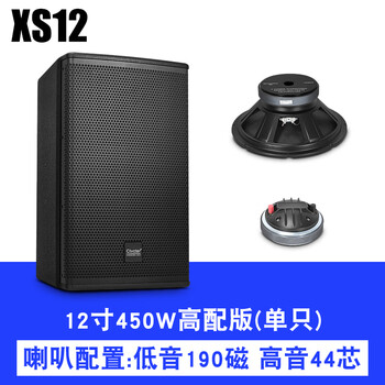 Roberilline home theater stage performance professional high-end speaker 12-inch home karaoke bar private room conference training speech band dance high-quality two-way audio speaker 12-inch speaker 450w high-end version 190 magnetic (single)