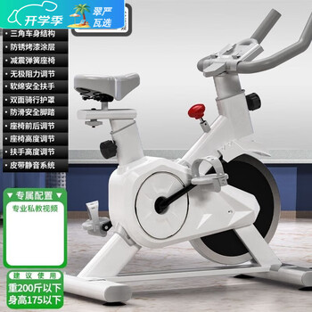 Ye yu dynamic bicycle magnetic control super gym special smart indoor household equipment sports bicycle white standard model + mobile phone tablet holder