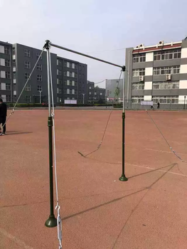 Outdoor horizontal bar training equipment competition single parallel bar pull-up outdoor solid bar surface home fitness adjustable training increased thickening