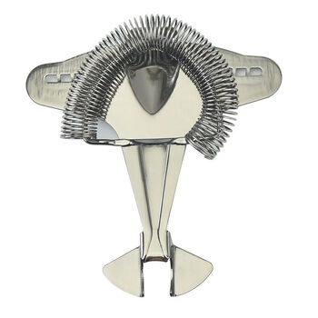 304 stainless steel ice filter fighter plane filter julep strainer italian bartending equipment black