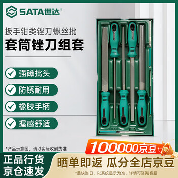 Sata socket wrench pliers file screwdriver socket file set 8pcs 09910a