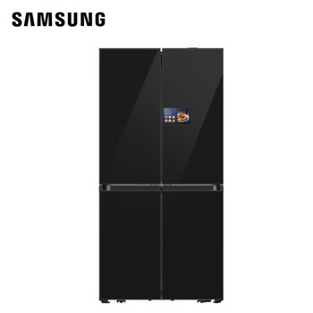 Samsung (samsung) original imported ai shen 9 series ultra refrigerator 631l cross-shaped four-door zero-embedded double cycle 9-inch large screen ai intelligent control touch door opening automatic ice making official refurbished machine muyun gray rm90f64x1csc