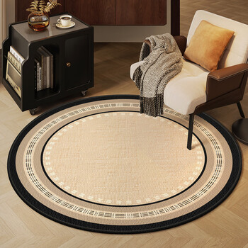 Fantasy round carpet living room antique style new retro bedroom bedside dressing room chair rocking chair floor mat orino overture easy care belgian velvet diameter 120cm recommended for use under a swivel chair)