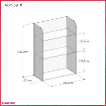 Yusenyi cup rack storage rack glass water cup coffee mug storage box acrylic multi-layer dust-proof tea cup cup holder three-layer transparent cup holder 1 layer