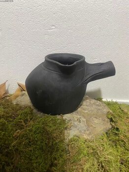 Yusen yiding pot iron pot old iron pot old-fashioned soup pot fire pond iron pot stewed chicken thickened high-pressure chicken soup pot chinese retro pig iron carbon black three-inch golden lotus large