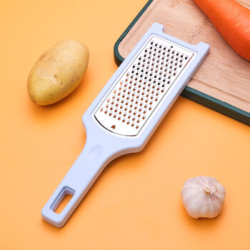 Akf grater home kitchen 410 stainless steel grater peeler shred cucumber shreds potato shreds vegetable cutter 8656-fine shreds