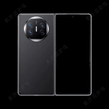 Nikko huawei three-fold model matex5 mobile phone model suitable for simulated student props foldable counter display model hwmatex5 glass feather sand black black screen display shutdown status