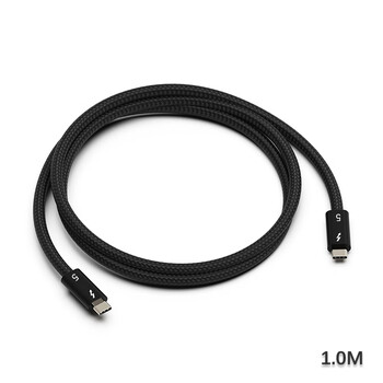 Knn genuine thunderbolt 5 cable is suitable for apple 15/16/17 mobile phone data cable computer mac mini/studio/display thunderbolt 4pro hd video cable thunderbolt 5 coaxial data cable 1 meter