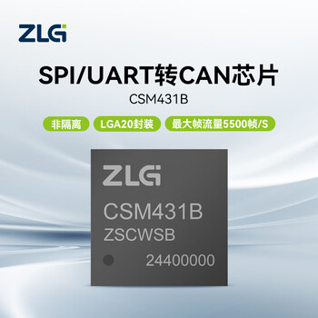 Zhiyuan electronics spi/uart to can protocol conversion chip can/fd interface expansion csm431b