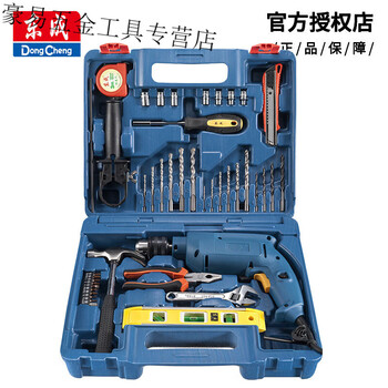 Qiaobolai impact drill set z1j-ff04-13 impact electric drill household combination set power tool z1j-ff04-1 default