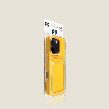 Explosive persimmon set dopamine jelly two-in-one card holder suitable for iphone17promax mobile phone case apple 16promax candy 15pro anti-fall 14 simple 13 high-end 12 simple orange card holder jelly two-in-one iphone17