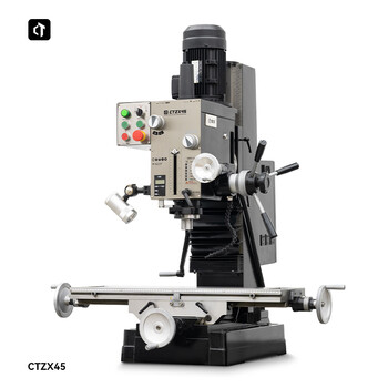 Wen yijia ctzx45 three-phase frequency conversion version 220v input industrial-grade desktop drilling and milling machine drilling and milling machine tapping machine milling machine ctzx45 three-phase frequency conversion version standard 220v input