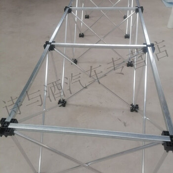 Mo peng spider leg workbench reinforced galvanized steel spider leg rock slab workbench woodworking bricklayer tile glass marble processing platform telescopic portable multifunctional rock slab shelf woodworking stainless steel order 10 legs 0.715 meters wide by 2.62 meters long by 75 high