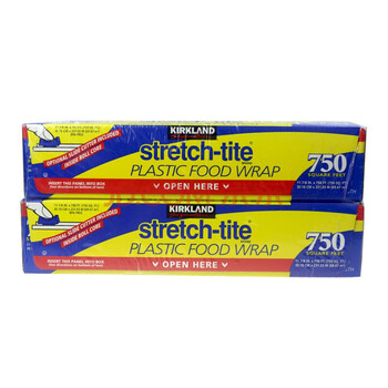 Kirkland kirkland costco direct-source microwave cling film with cutter bpa-free large roll 750 feet 231 meters * 1 roll