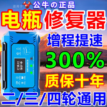 Imported from germany, battery repairer, pulse repair, battery voltage stabilization, intelligent repairer, self-stop when full, extended range + speed + repair, three-in-one