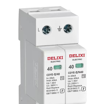 Delixi electric surge protector cdye-ii 40ka 2p 275v 72 pieces/box