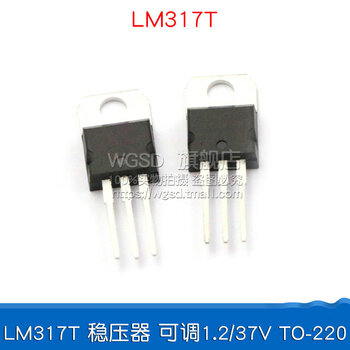 Dafuri wgsd l7805cv three-terminal voltage regulator 5v to-220 transistor straight plug 5 lm317t voltage regulator adjustable 1.2/37v to220