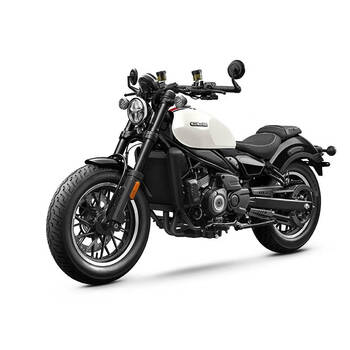 Cfmoto chunfeng 450cl c amt version retro cruiser motorcycle store pickup coconut milk white