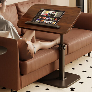 Shanshan wood art side table living room tea table liftable sofa side table bedroom small table bedside table bedside storage rack