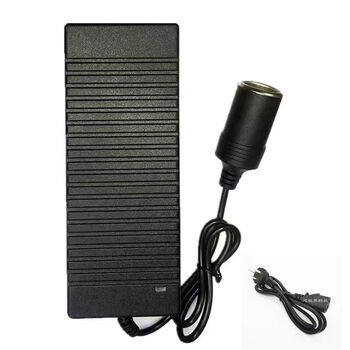 Litian 220v to 12v car cigarette lighter head socket household power converter car vacuum cleaner refrigerator adapter double cylinder air pump dedicated within 180w