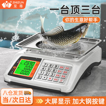 Zhizun (zhizun) weighing electronic scale for business use commercial stall 30kg pricing scale weighing vegetable selling scale