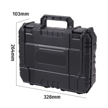 Naoiskey thick tool box hardware storage box thickened electric drill tool box electric hammer tool box portable storage box free 32.8*26.4*10.3cm tool box/with