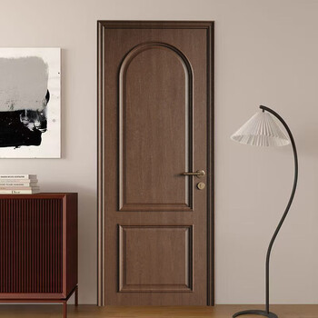 Solid wood door, bedroom door, all solid wood composite painted door, antique style suit door, room door, interior door, household wooden door, solid wood composite painted door a