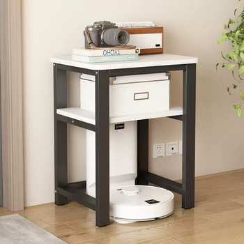 Yusenyi office computer desk bedside small square table small square table fish tank load-bearing rack household rack workbench storage second floor length 60 width 45 height 80 (thickened steel frame)