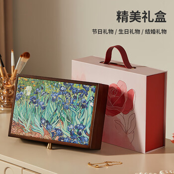 Chuxin solid wood jewelry box storage retro high-end jewelry box jewelry box bracelet ring wedding gift for ladies