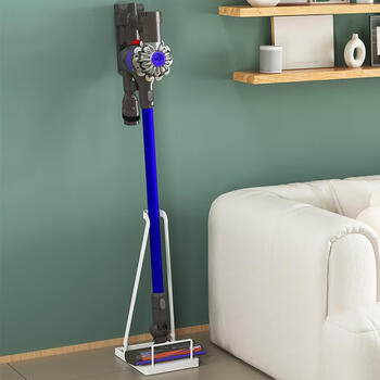 Suitable for adapting to dyson vacuum cleaner storage rack accessories xiaomi puppy chaimi vacuum cleaner stand universal punch-free rack regular model black