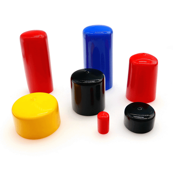 Bun peng thread protective sleeve plastic sleeve hanger sleeve rubber cap screw rubber sheath pvc rubber sleeve copper iron cap cap red inner diameter 1.5mm (1000 pieces) suitable for 1.6 iron wire