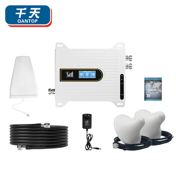 Qantop mobile phone signal enhancement amplifier full network 4g5g signal enhancement mountainous basement can be used for one to two qt-fdq14