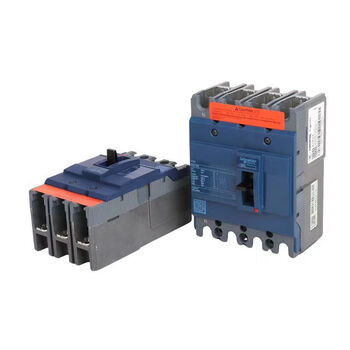 Schneider molded case circuit breaker ezd 3p4p fixed 100a80a60a ezd100e3100n circuit breaker ezd100e 3p 80a ezd100e38