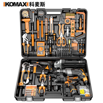 Vacvax ecomax hardware tool set home woodworking tool box electrician repair full set screwdriver electric drill impact drill