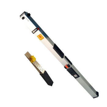 He jian gong relies on ruler-meter folding aluminum alloy compass high-precision feeler gauge construction engineering inspection ruler house inspection tool set 2 meters plus 0.2 feeler gauge
