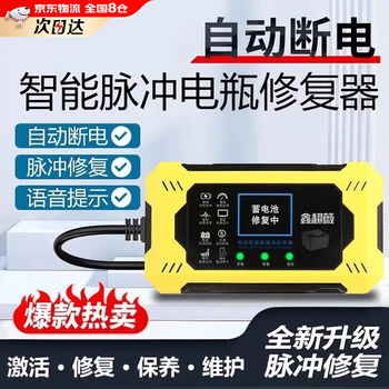 Oemg electric car battery repairer pulse repair charger battery car activation starvation battery loss repair artifact smart chip battery universal repair 50%