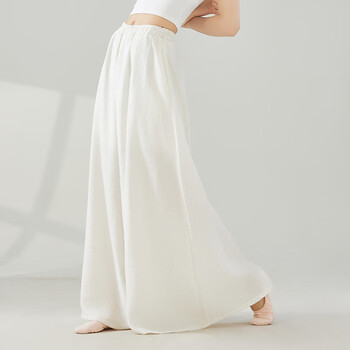 Tiejian dance pants for adults, chinese modern classical dance wide-leg pants for women, loose and elegant dance pants, bai yueguang, one size fits all