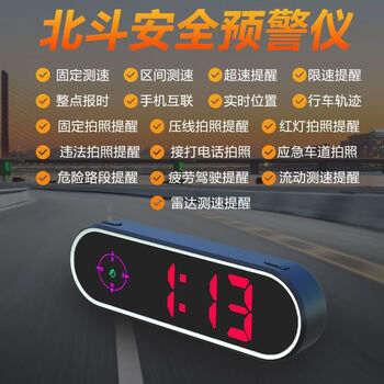 2025 new car electronic dog head-up display test voice broadcast beidou hud car early warning device top version gps beidou early warning device intelligent upgrade factory direct sales quality assurance