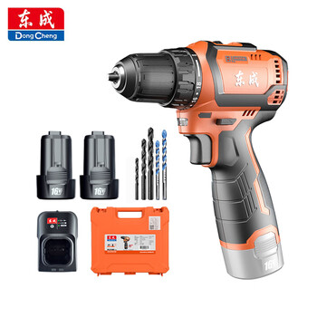 Dongcheng 16v brushless lithium electric drill dcjz1608 (s type) hand drill rechargeable electric screwdriver household screwdriver