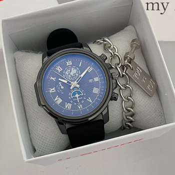 Xiaomi buyi watch men's junior high school and high school students teenagers boys and girls high-looking waterproof casual silent men's mechanical quartz watch retro control black retro style + fashion trend