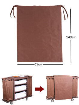 Hotel room linen cart cleaning cart work cart door cart dust-proof bag anti-dirty cloth cover long cover cloth